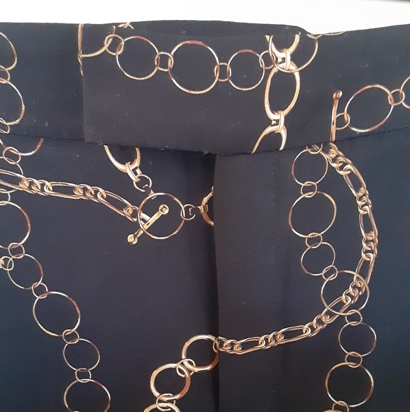 Zara Woman High Rise Skinny Chain Print Pant - Picture 3 of 6